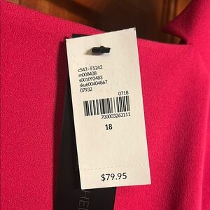 Lane Bryant Vibrant Pink Dress